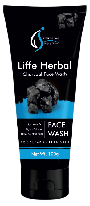 Liffe Herbal Charcoal Facewash